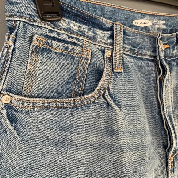 **NEW Old Navy O.G. Straight High Rise Built-In Tough Denim Jeans - Picture 5 of 10